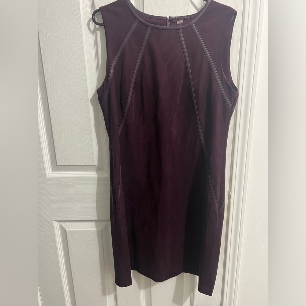 Amazing faux suede dress